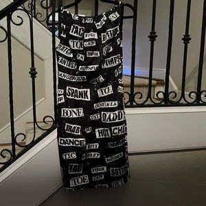 Moschino Couture black dress with scoop back, size 40